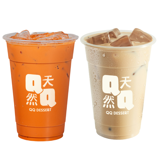 รับฟรี! ชานมหรือชาไทย 1 แก้ว (มูลค่า 70 บาท) เมื่อซื้อครบ 300 บาท ที่ร้าน QQ Desert