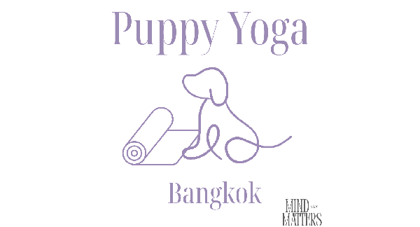 โลโก้ Mind Over Matters Puppy Yoga
